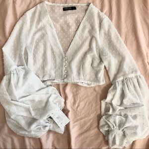 Beautiful Nasty Gal Crop White Top